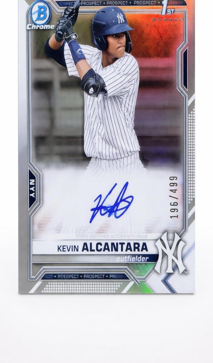2021 Bowman Chrome Prospects Baseball Refractor Kevin Alcantara #CPA-KA PSA 9