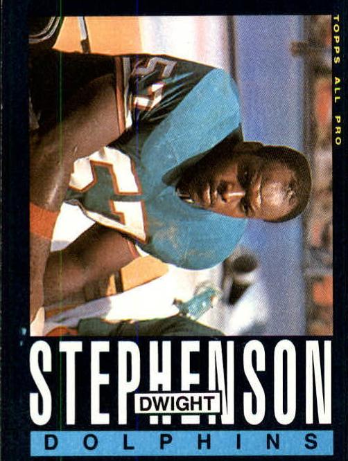 1985 Topps Football Dwight Stephenson #318 PSA 9