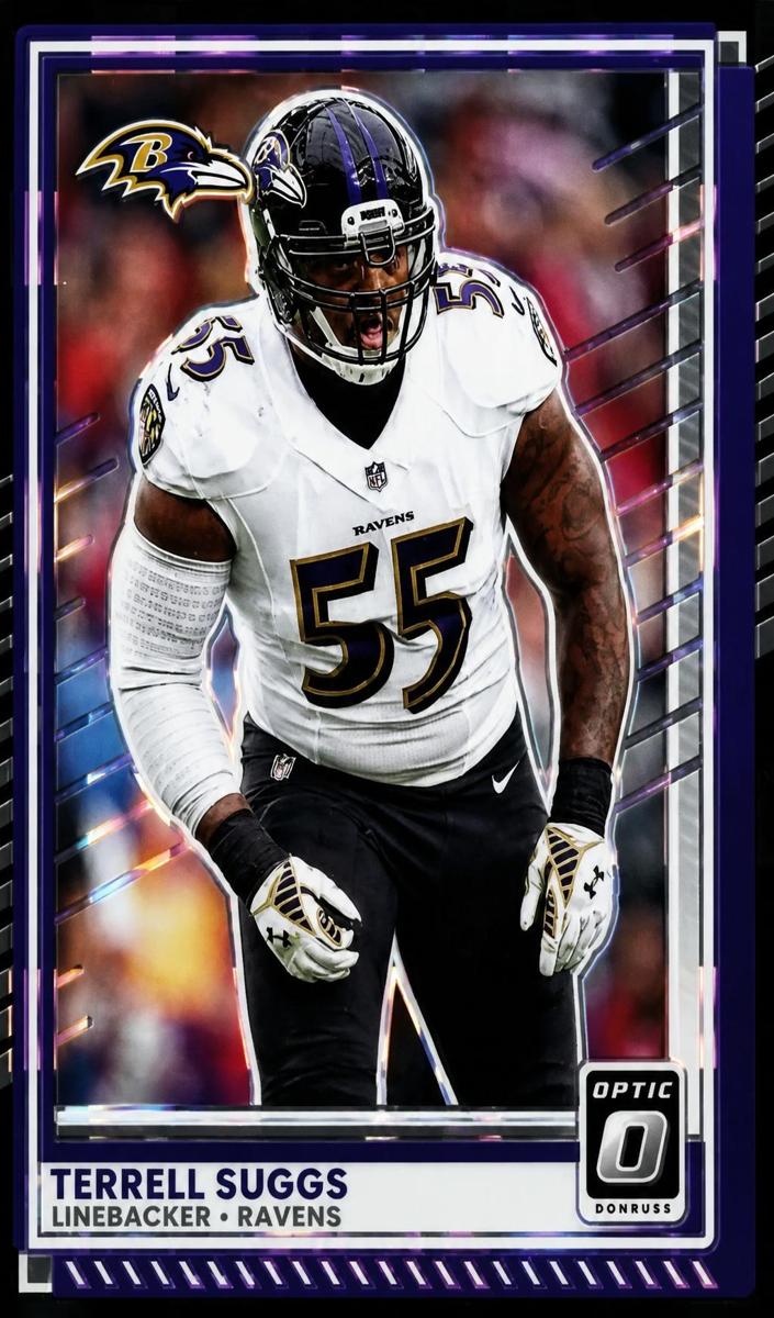 2025 Donruss Optic Football Black Pandora Terrell Suggs #96