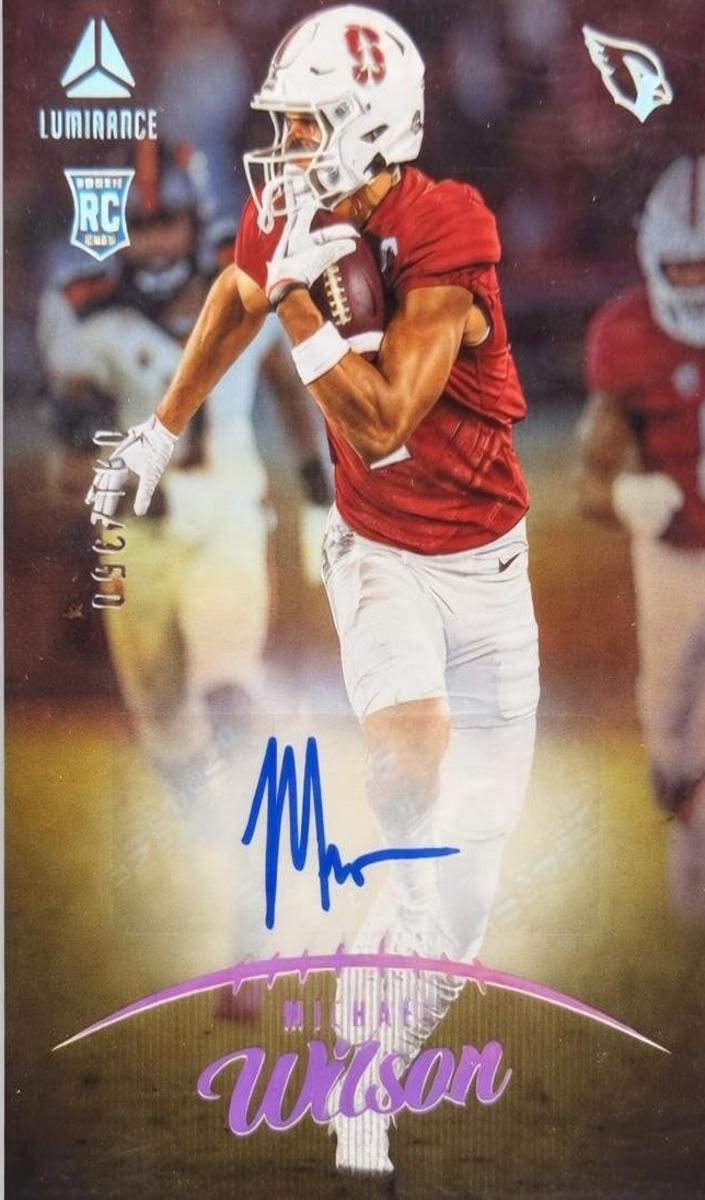 2023 Panini Luminance Football Michael Wilson #132 SGC 9.5