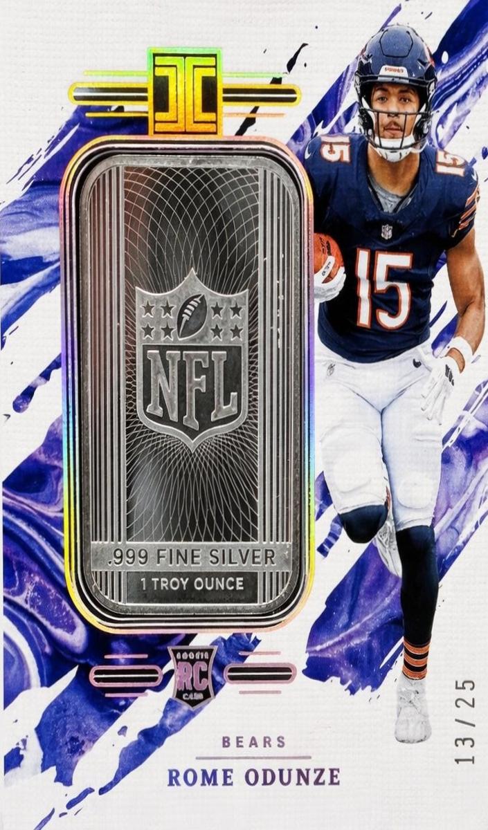 2024 Panini Impeccable Football Silver Rome Odunze #SS-ROE