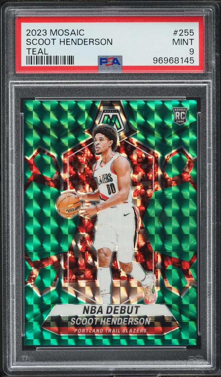 2023 Panini Mosaic Basketball Teal Scoot Henderson #255