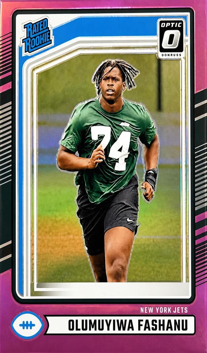 2024 Panini Donruss Football Pink Olumuyiwa Fashanu #330