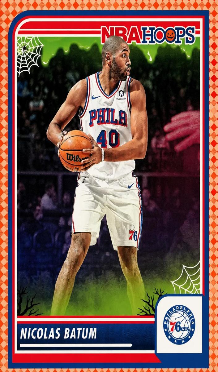 2023 Panini Haunted Hoops Basketball Orange Nicolas Batum #30