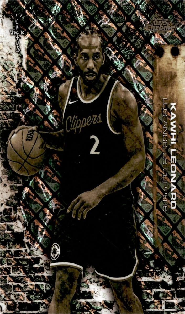 2025 Topps Chrome Cactus Jack Basketball LogoFractor Kawhi Leonard #44