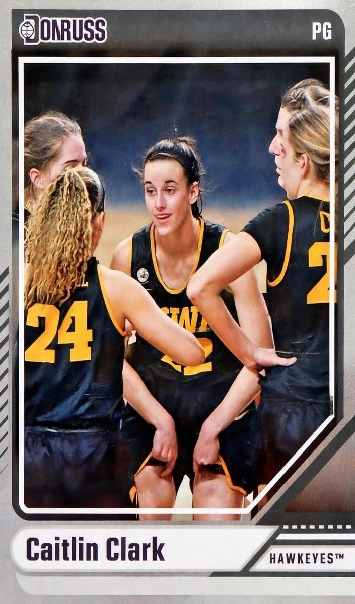 2024 Panini Caitlin Clark Collection Basketball Metalized Caitlin Clark #2 PSA 8