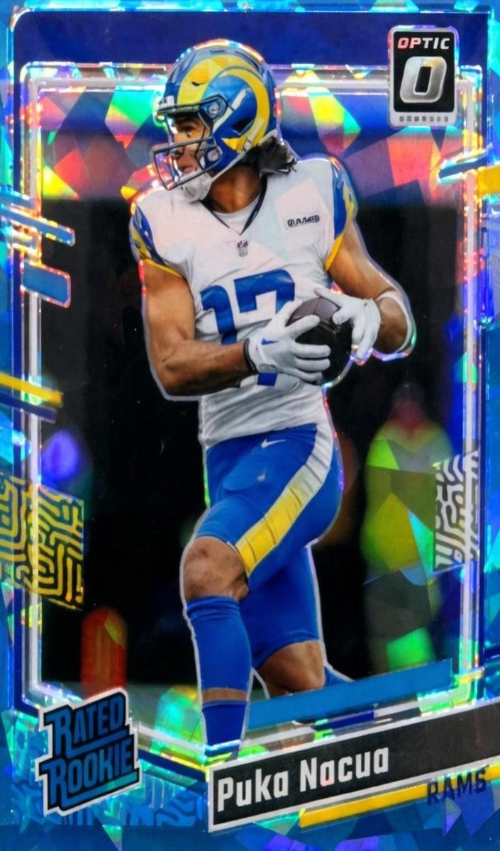 2023 Donruss Optic Football Ice Puka Nacua #238 PSA 9