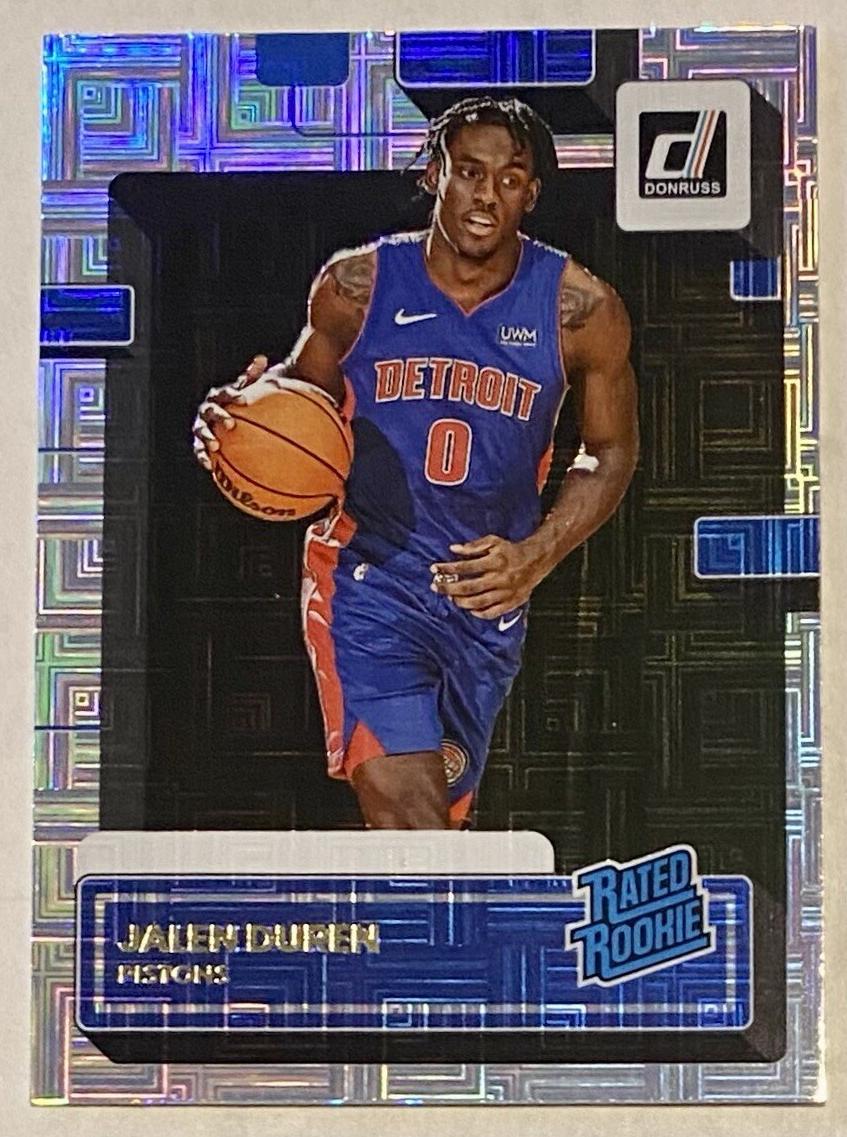 2022 Panini Donruss Basketball Choice Jalen Duren #213 PSA 9