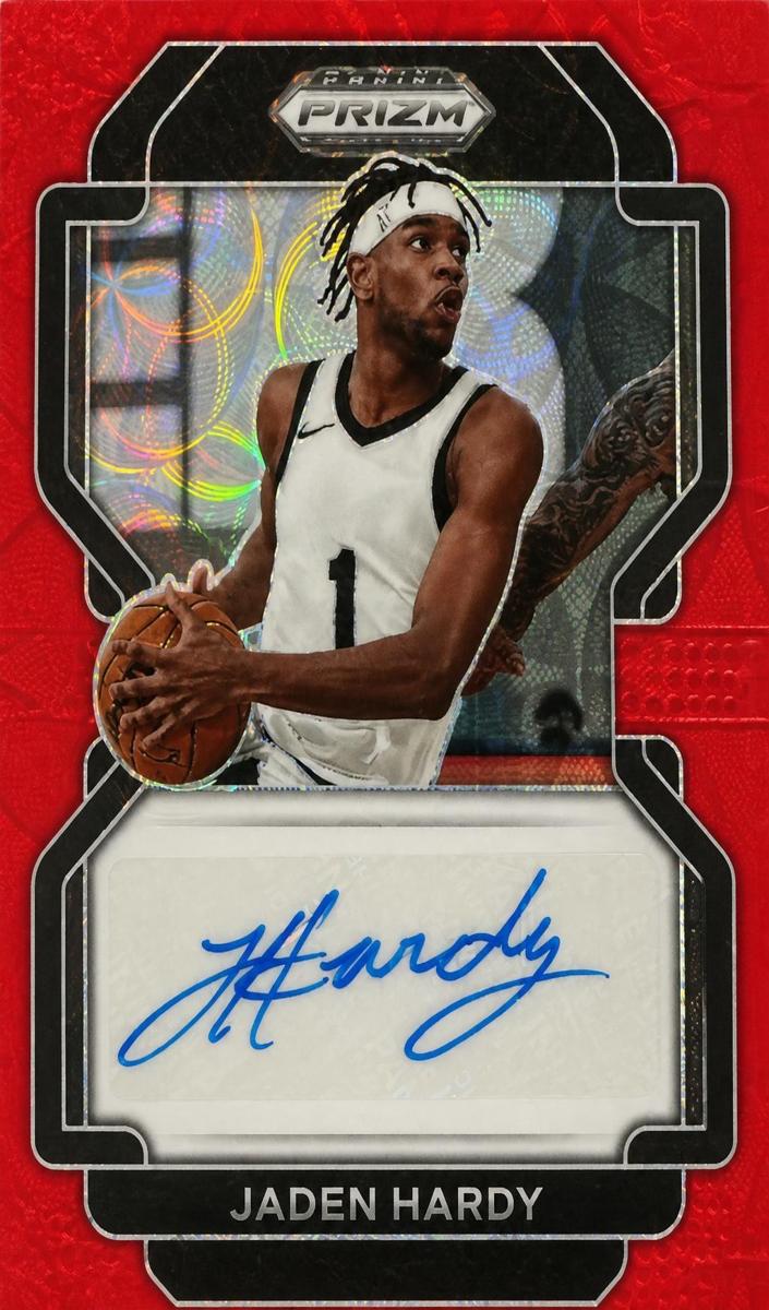 2022 Panini Prizm Draft Picks Basketball Choice Red Jaden Hardy #DP-JHA