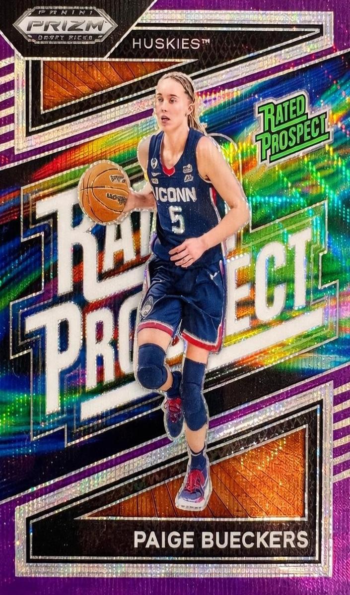 2024 Panini Prizm Draft Picks Basketball Purple Pulsar Paige Bueckers #2 PSA 10