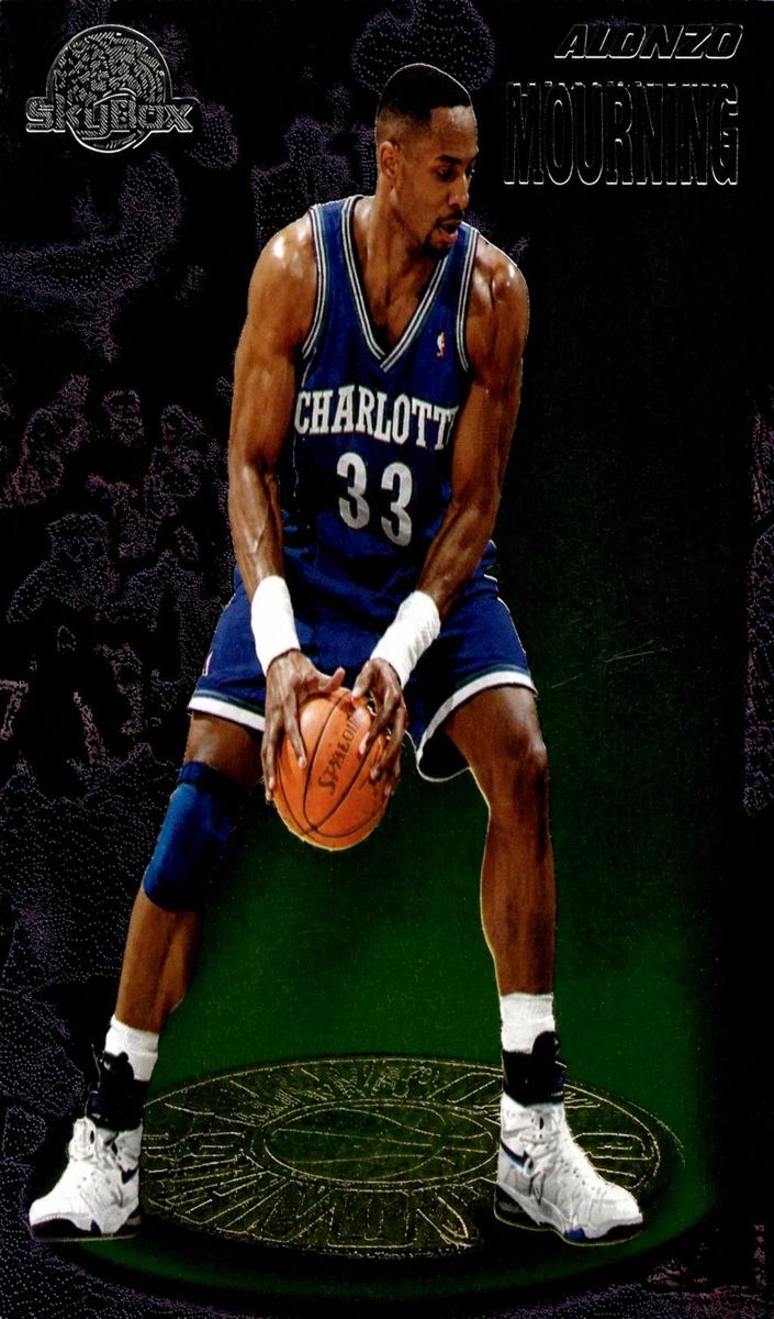 1995 Skybox Premium Basketball Alonzo Mourning #S1