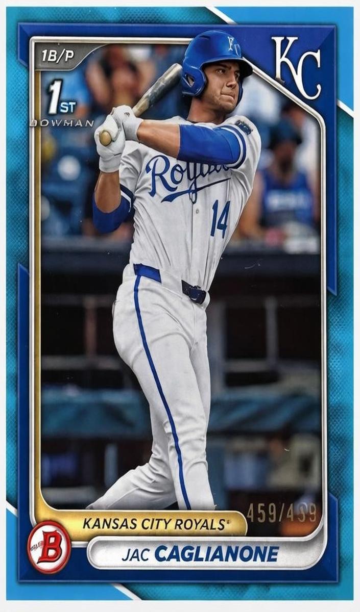 2024 Bowman Draft Baseball Sky Blue Jac Caglianone #BD-8