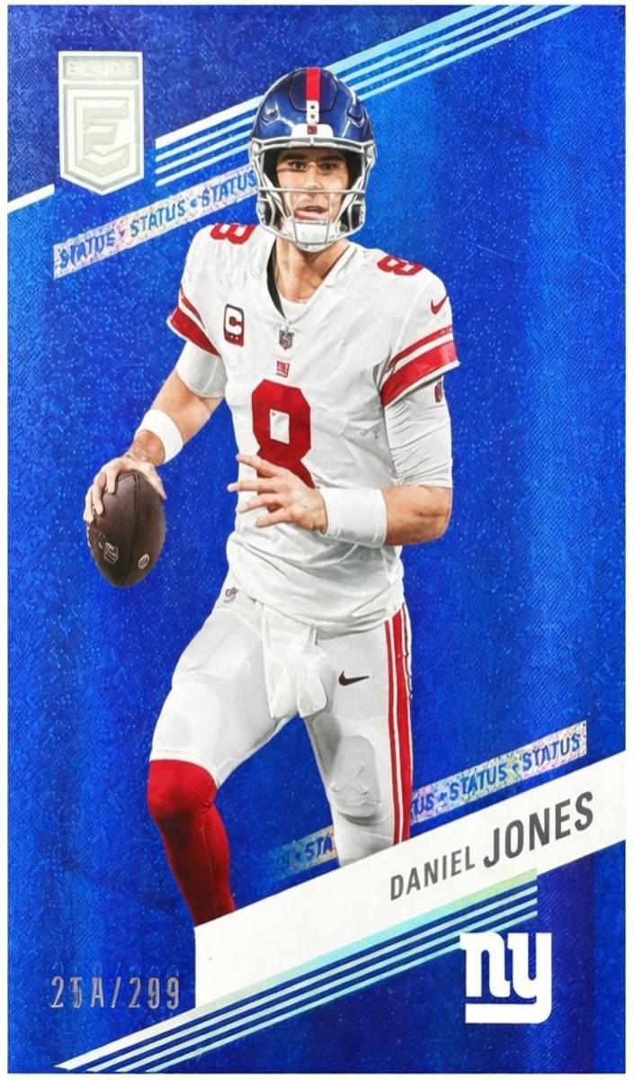 2023 Donruss Elite Football Status Sparkle Daniel Jones #23