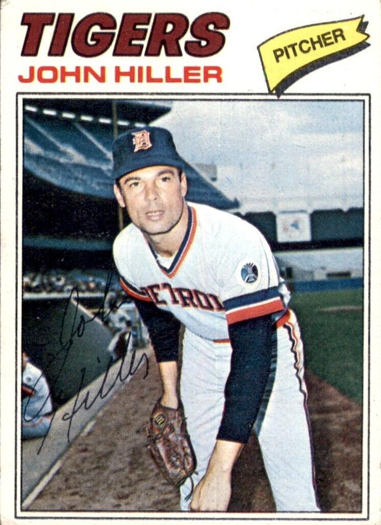 1977 Topps Baseball John Hiller #595 PSA 9