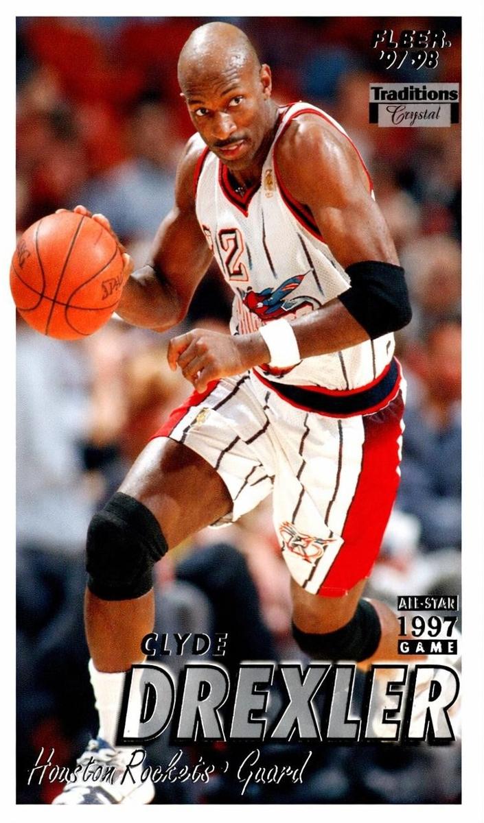 1997 Fleer Basketball Clyde Drexler #22