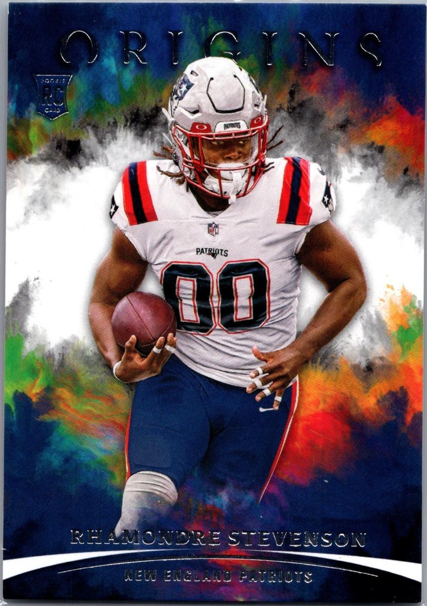 2021 Panini Origins Football Rhamondre Stevenson #136