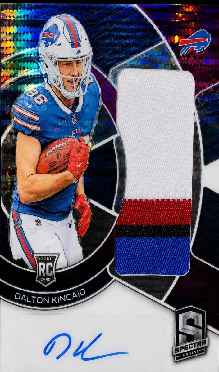2023 Panini Spectra Football Celestial Dalton Kincaid #RAD-DKI