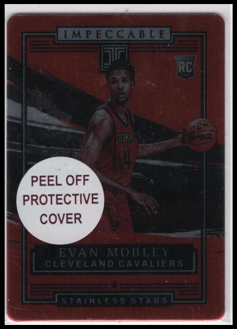 2021 Panini Impeccable Basketball Asia Red Evan Mobley #22 PSA 9