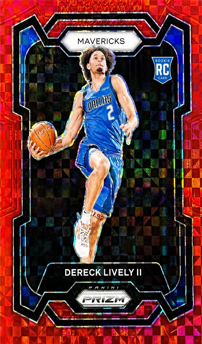 2023 Panini Prizm Basketball Red Power Dereck Lively II #163 PSA 10
