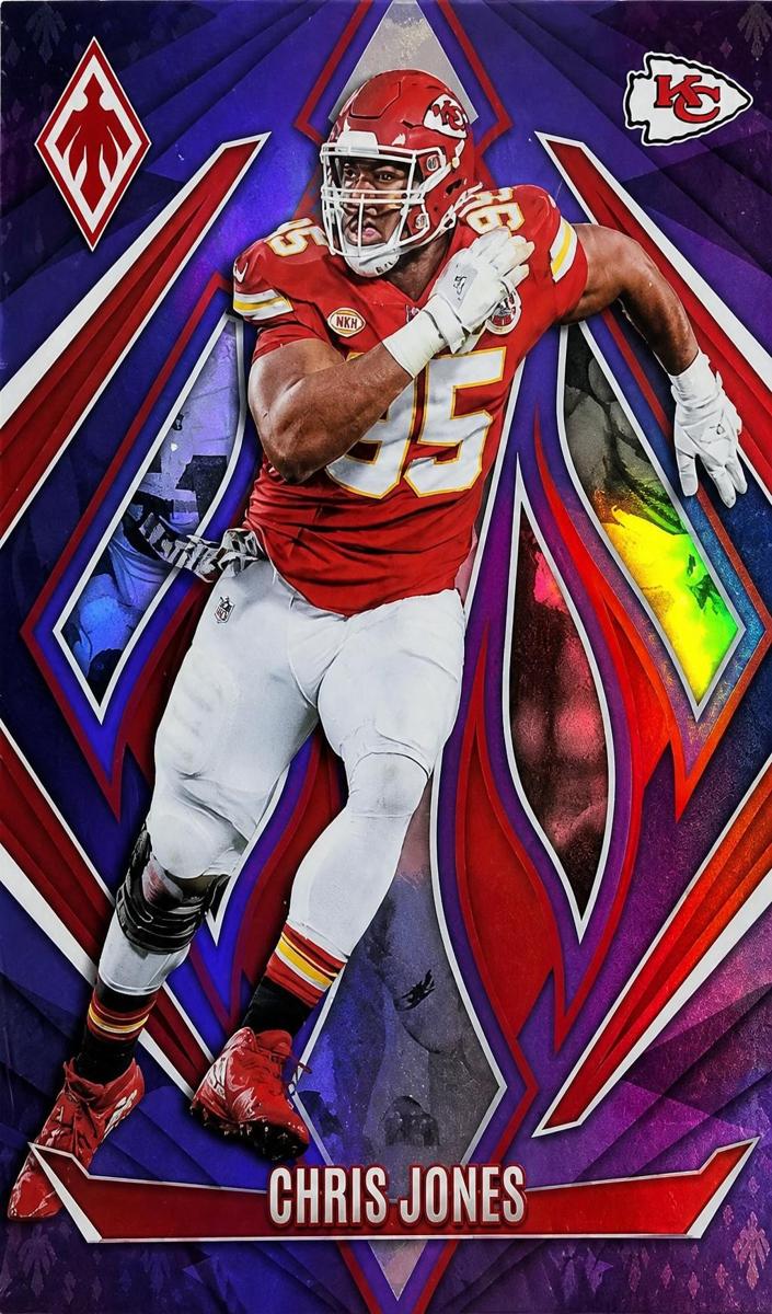 2024 Panini Phoenix Football Purple Chris Jones #23