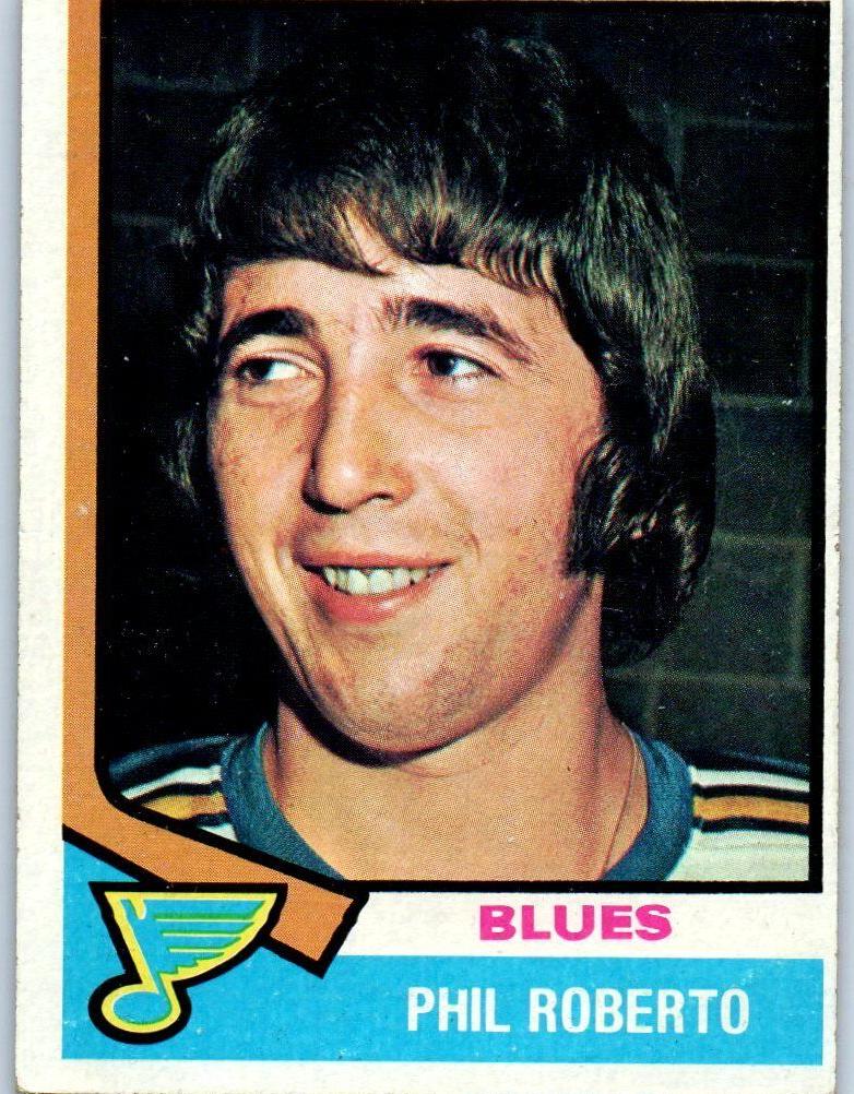 1974 Topps Hockey Phil Roberto #208