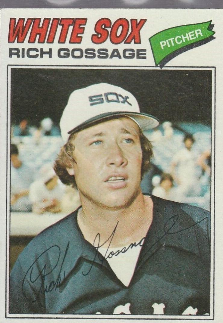 1977 Topps Baseball Rich Gossage #319