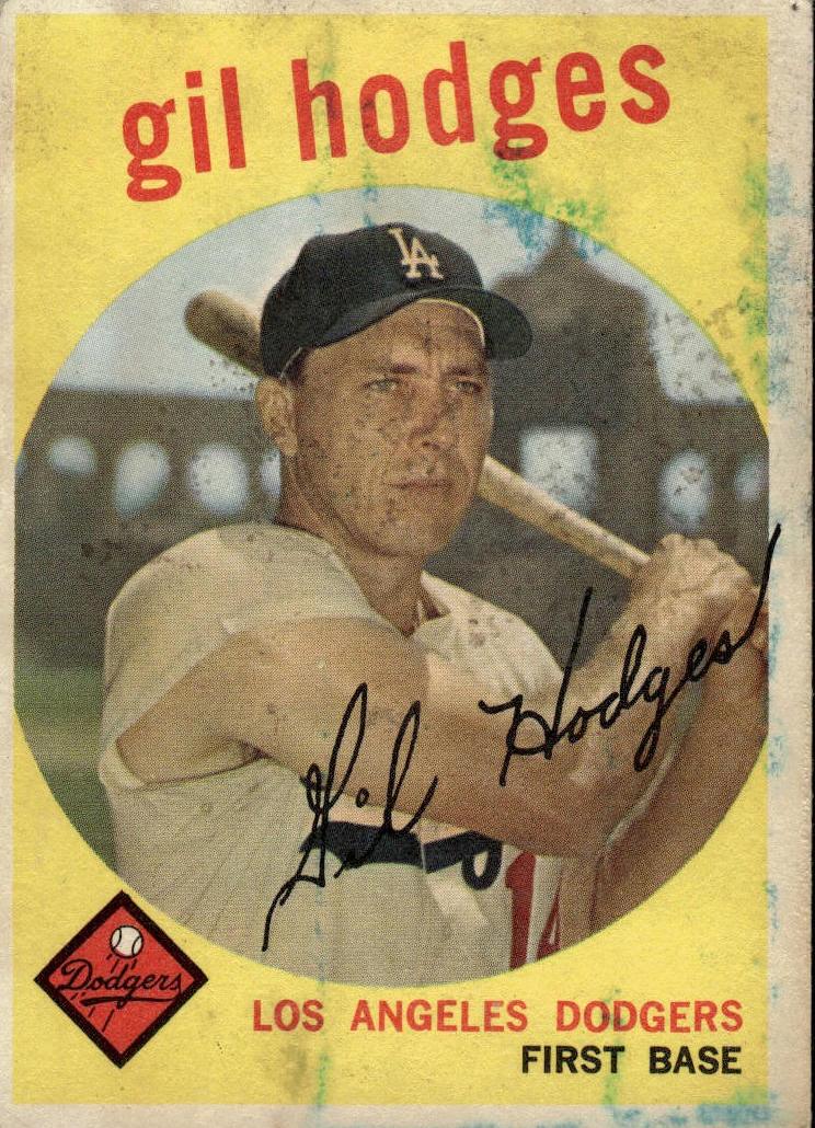 1959 Topps Baseball Gil Hodges #270