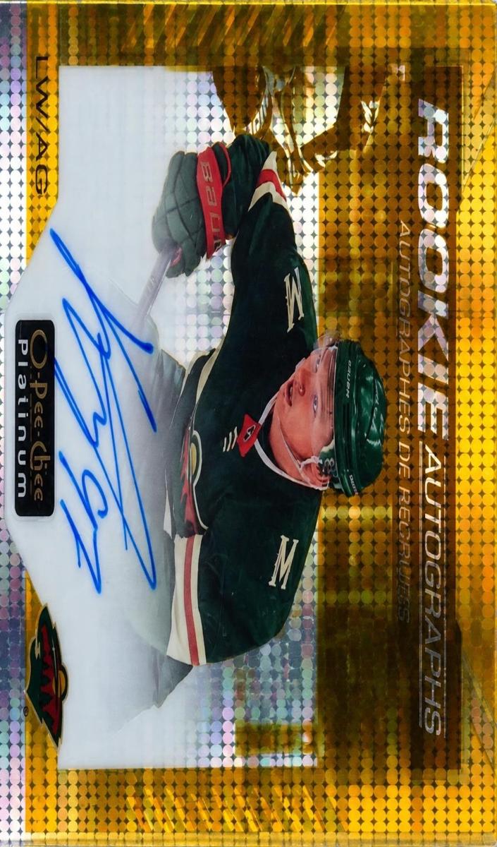 2020 O-Pee-Chee Platinum Hockey Seismic Gold Kirill Kaprizov #R-KK