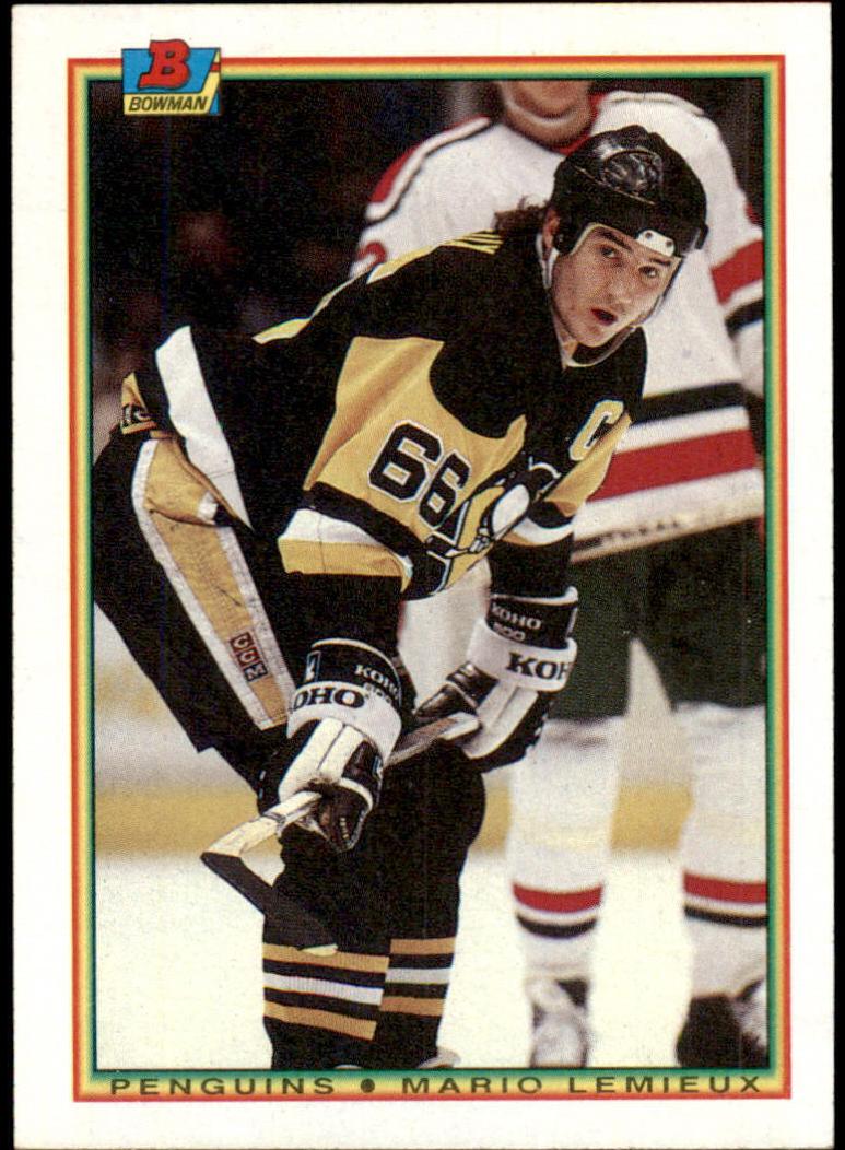 1990 Bowman Hockey Mario Lemieux #204 PSA 10
