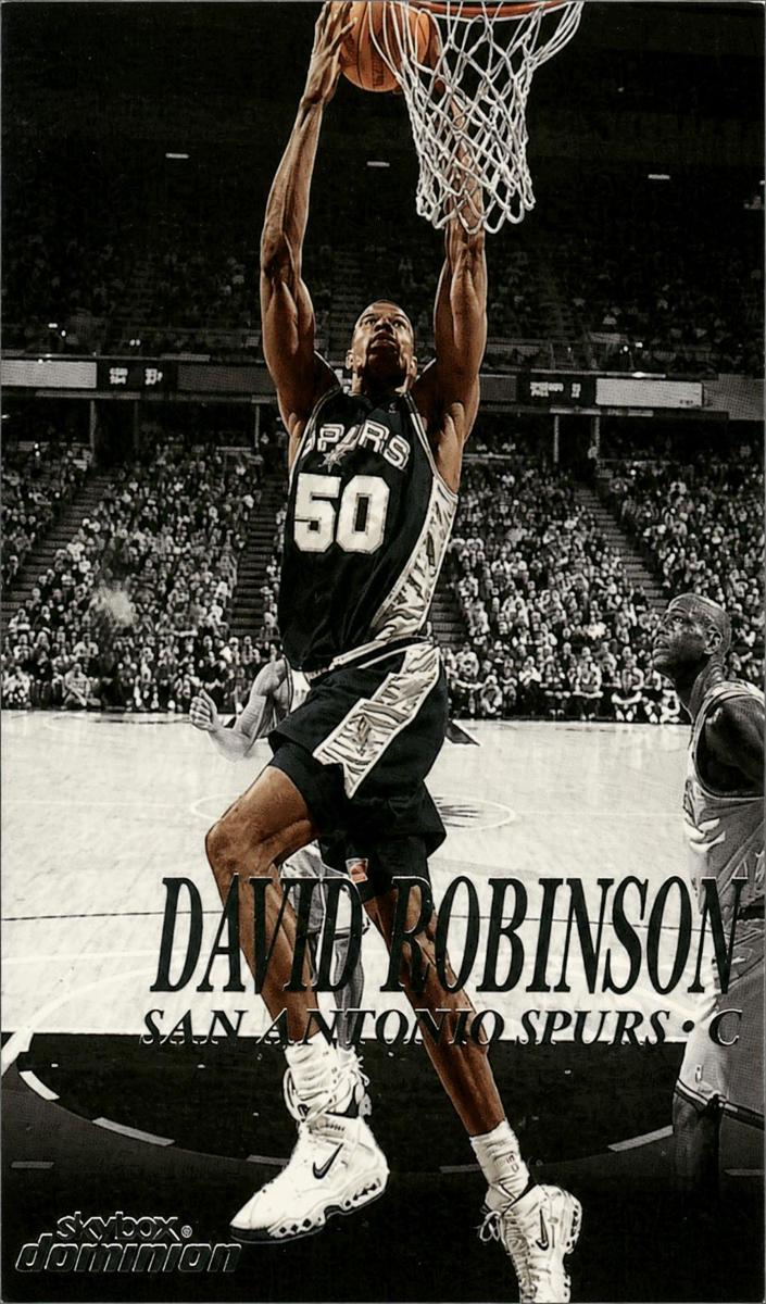 1999 Skybox Dominion Basketball David Robinson #55