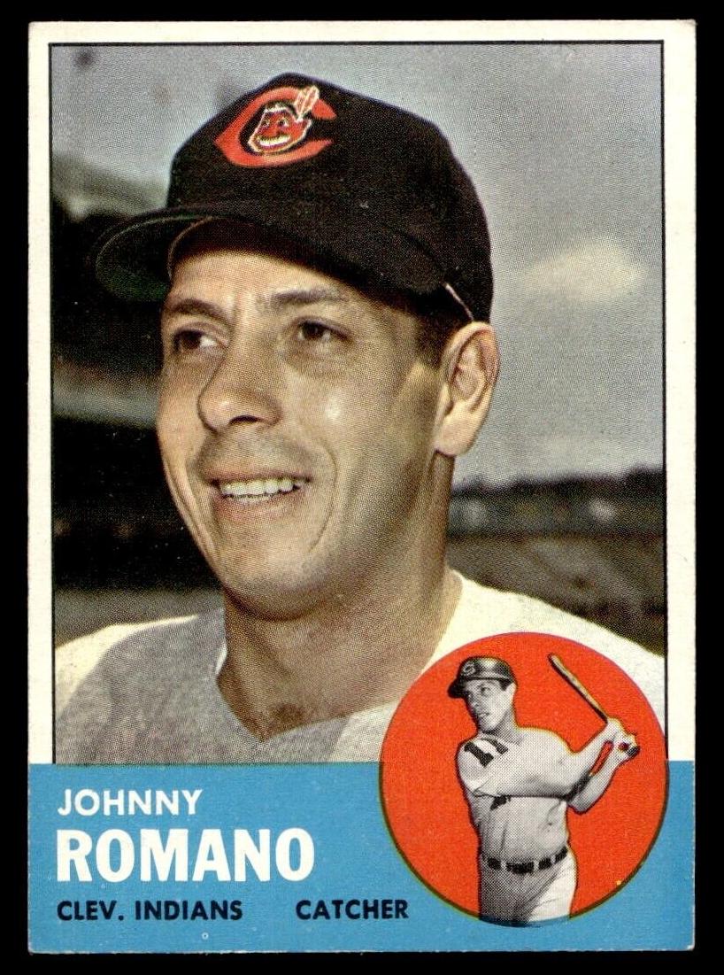 1963 Topps Baseball Johnny Romano #72 PSA 6
