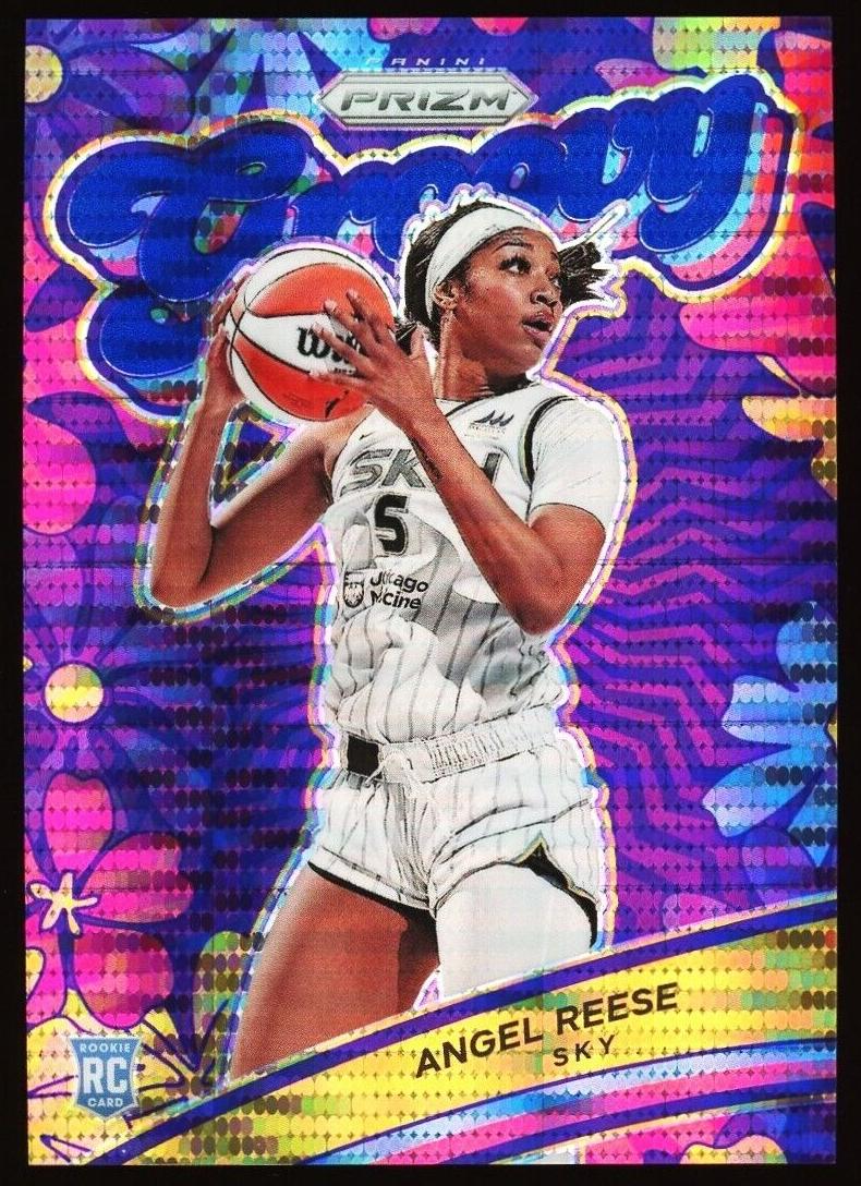 2024 Panini Prizm WNBA Basketball Blue Pulsar Angel Reese #12 PSA 10