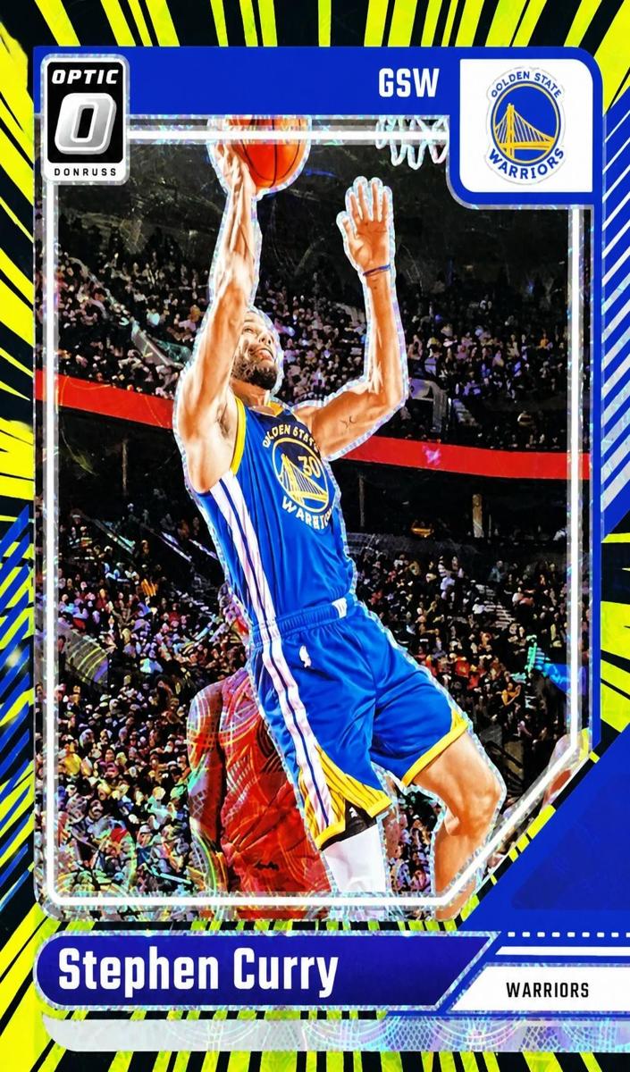 2024 Donruss Optic Basketball Electricity International Stephen Curry #155