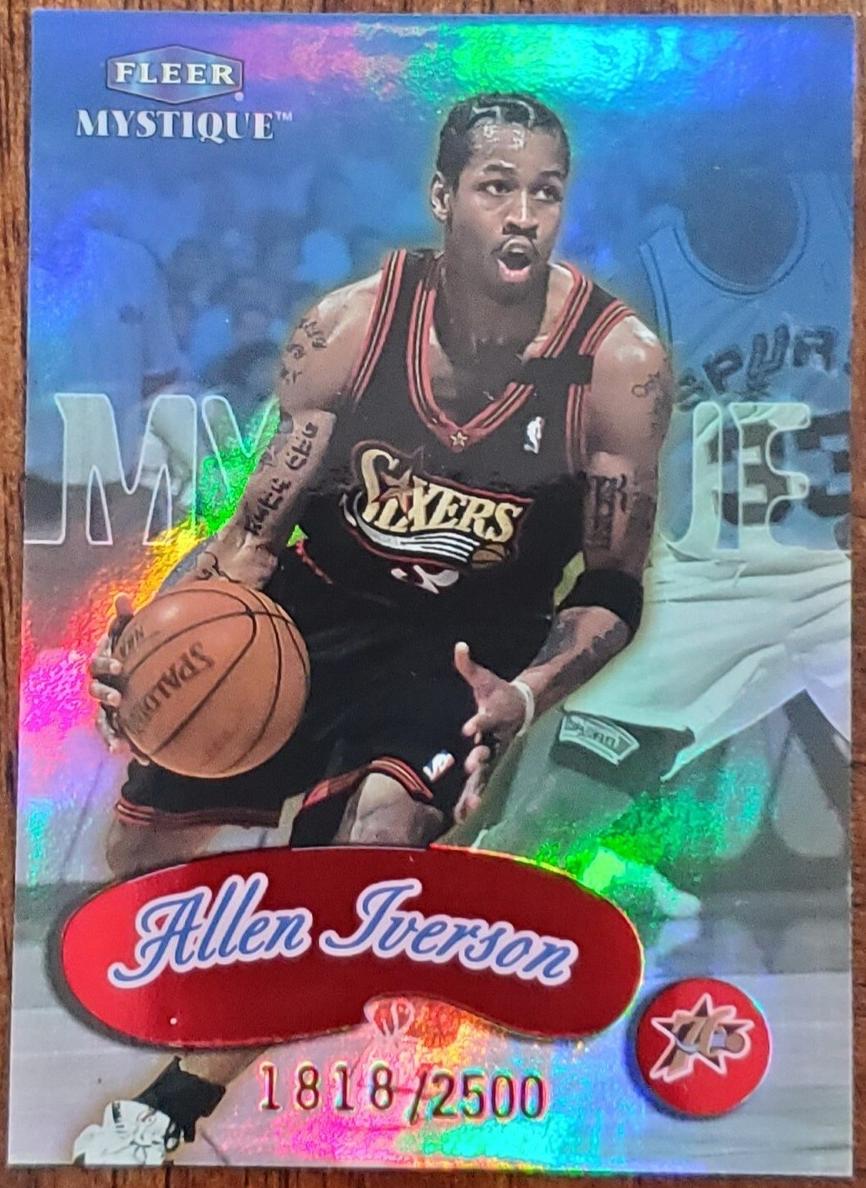 1999 Fleer Mystique Basketball Allen Iverson #145 PSA 9