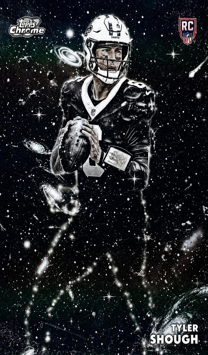 2025 Topps Cosmic Chrome Football Tyler Shough #BCV-85