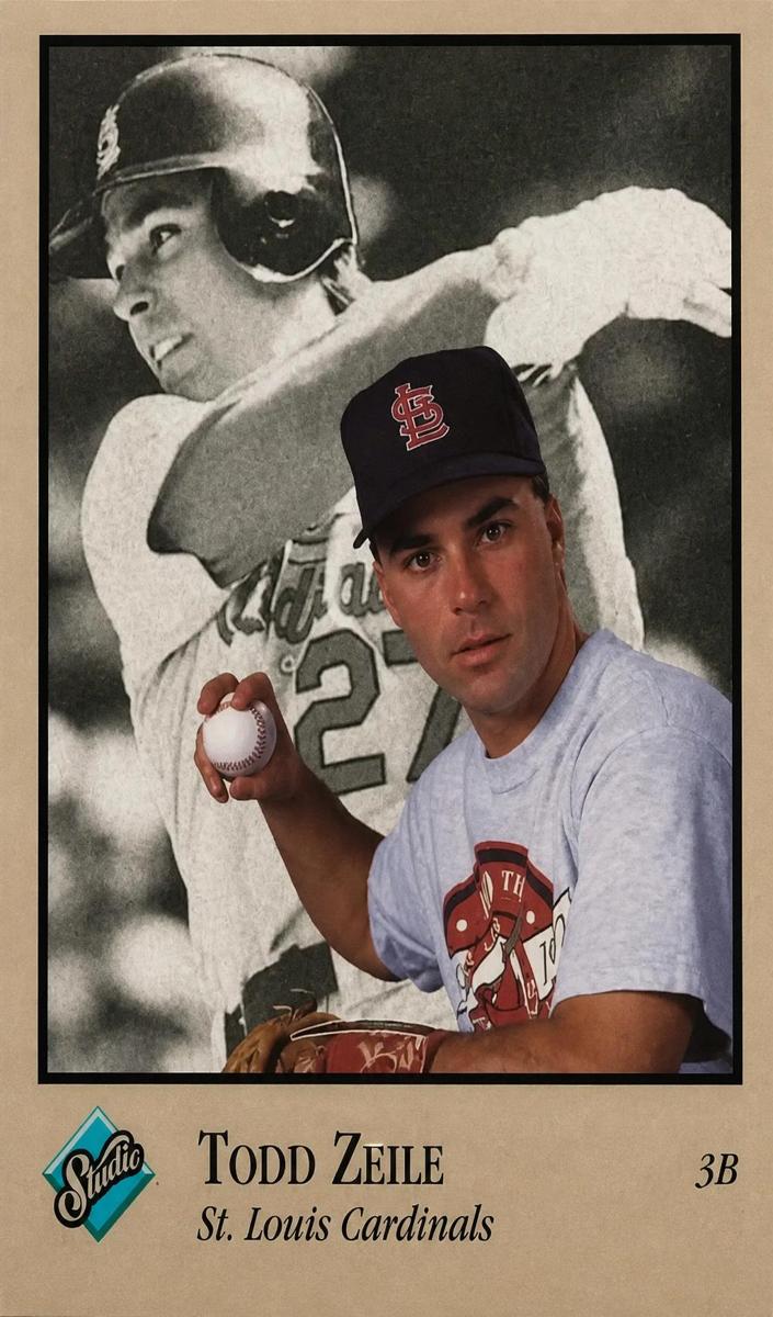 1992 Studio Baseball Todd Zeile #100