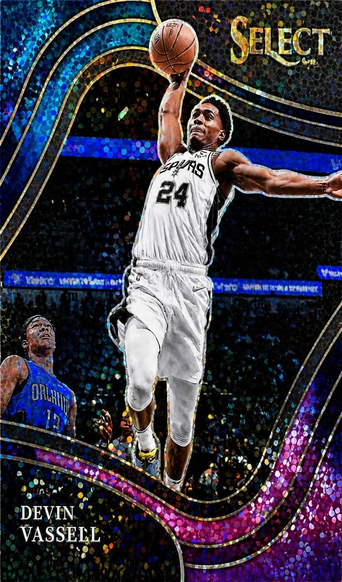 2021 Panini Select Basketball Cosmic Devin Vassell #222