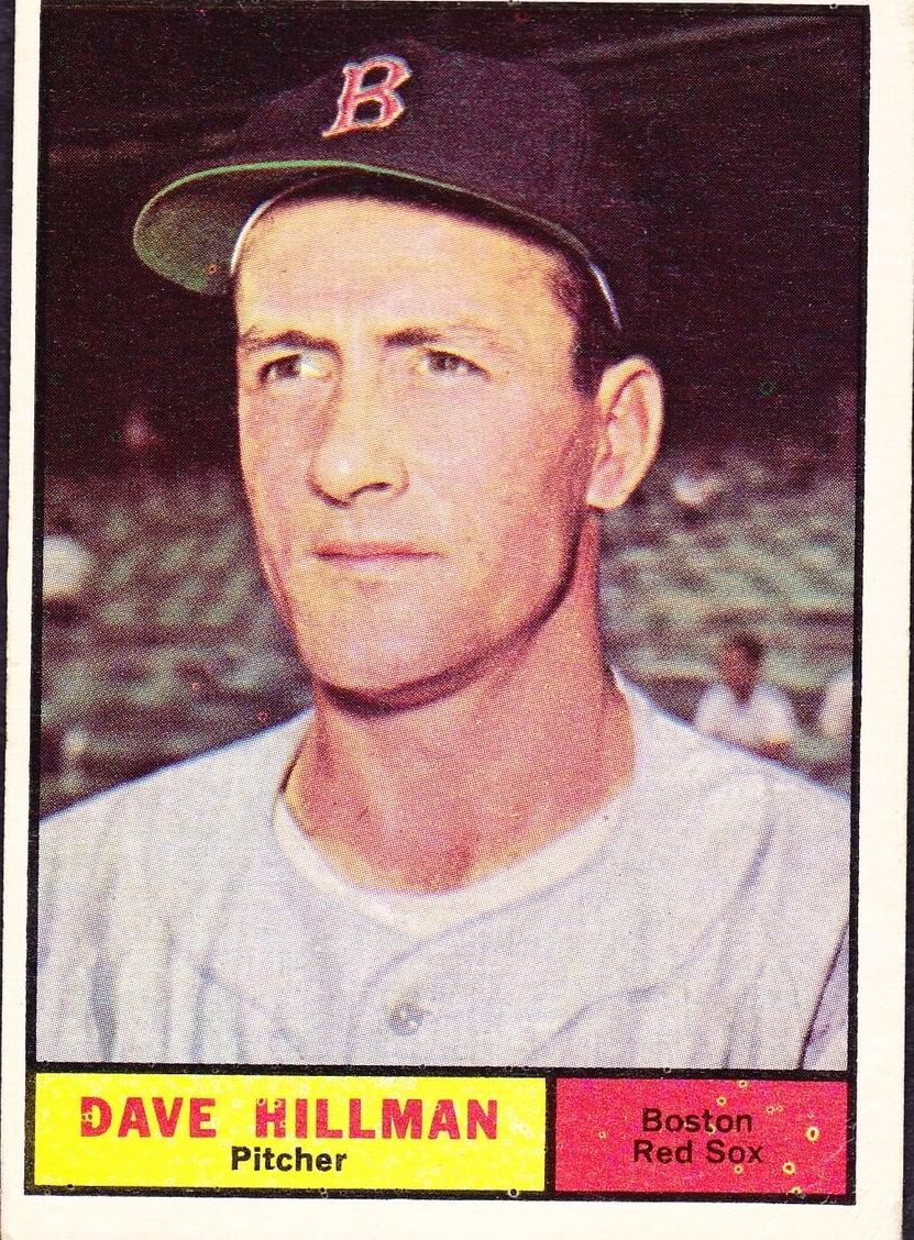 1961 Topps Baseball Dave Hillman #326 PSA 8