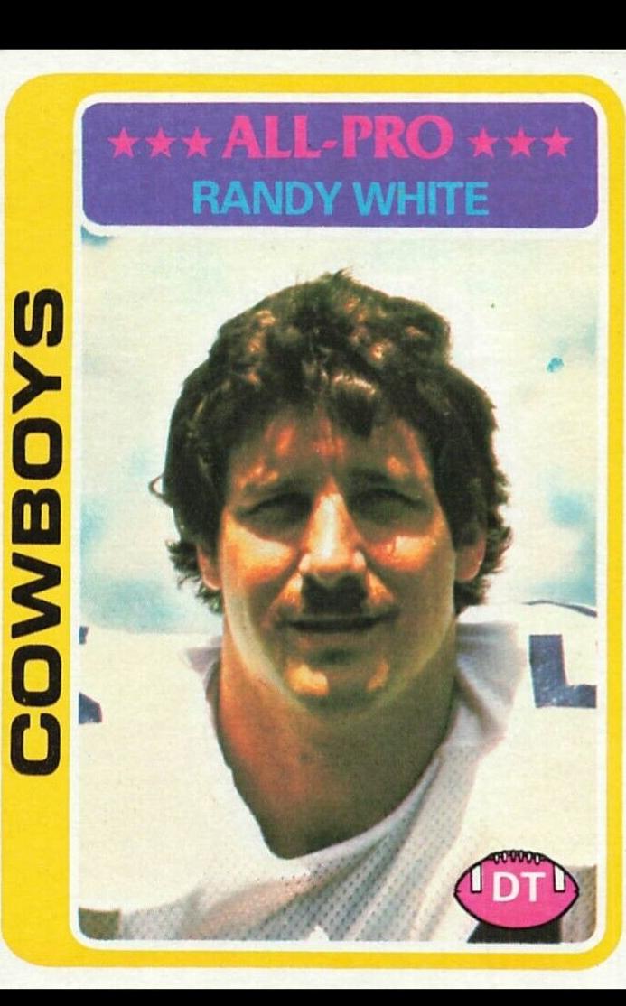 1978 Topps Football Randy White #60 PSA 9