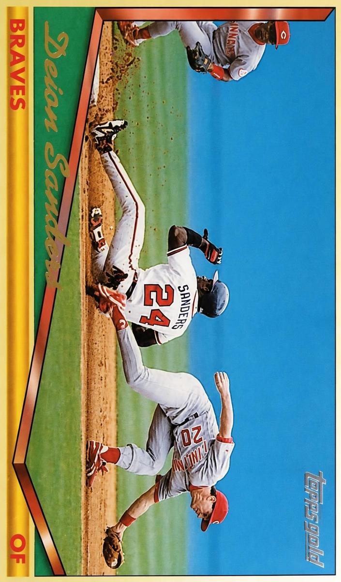 1994 Topps Baseball Gold Deion Sanders #375 PSA 10