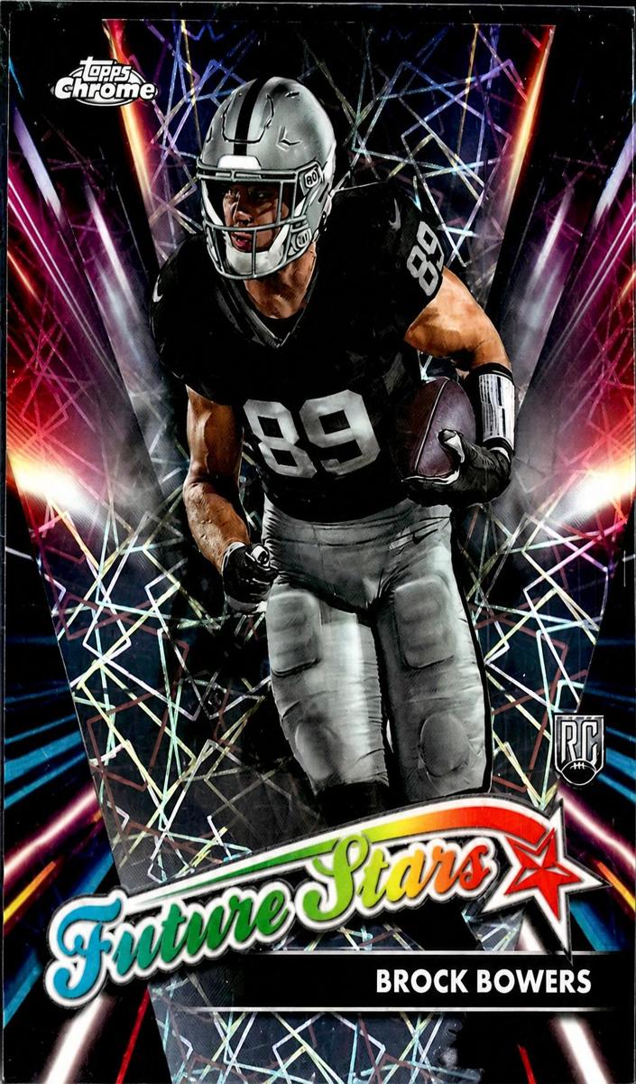 2024 Topps Chrome Football Lazer Refractor Brock Bowers #FS-12