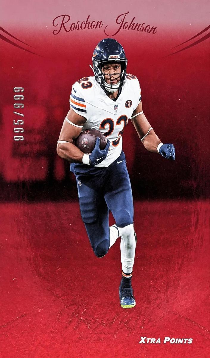 2024 Panini Prestige Football Red Xtra Points Roschon Johnson #49