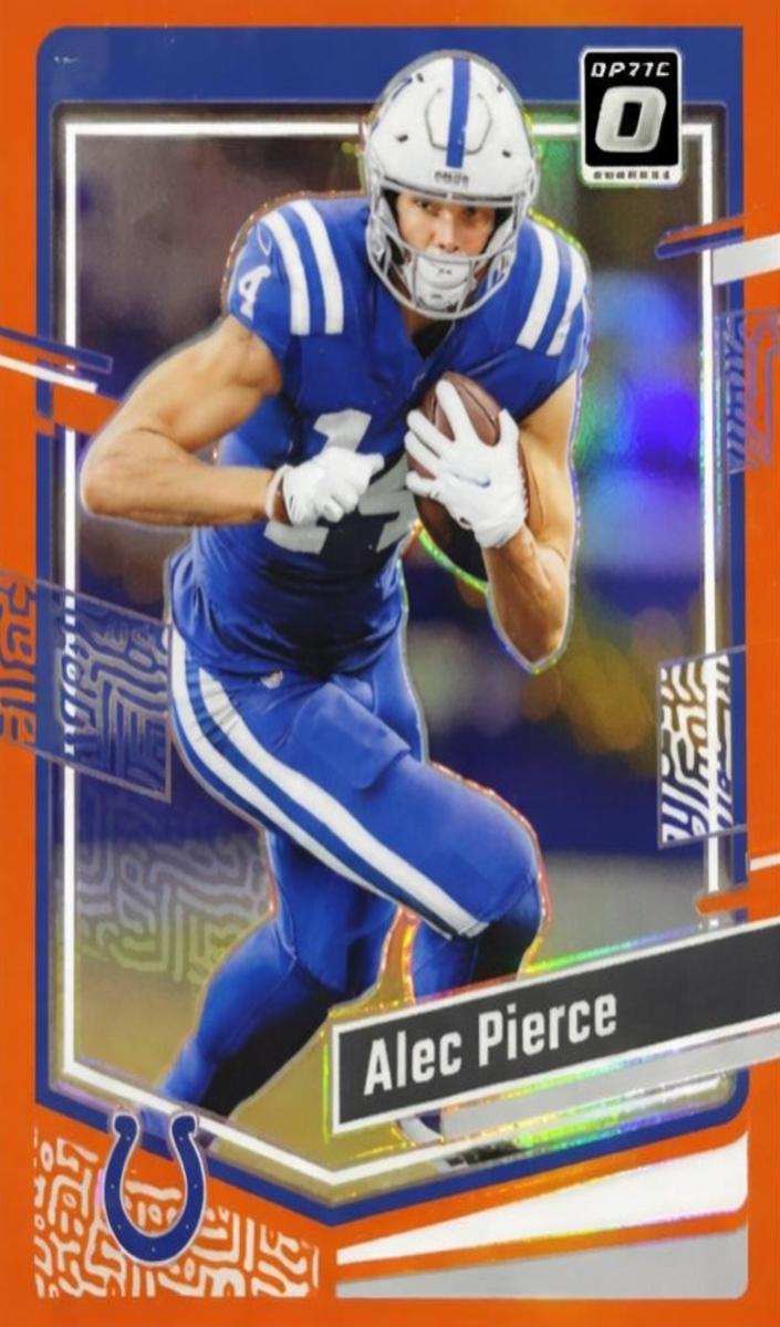 2023 Donruss Optic Football Orange Alec Pierce #75