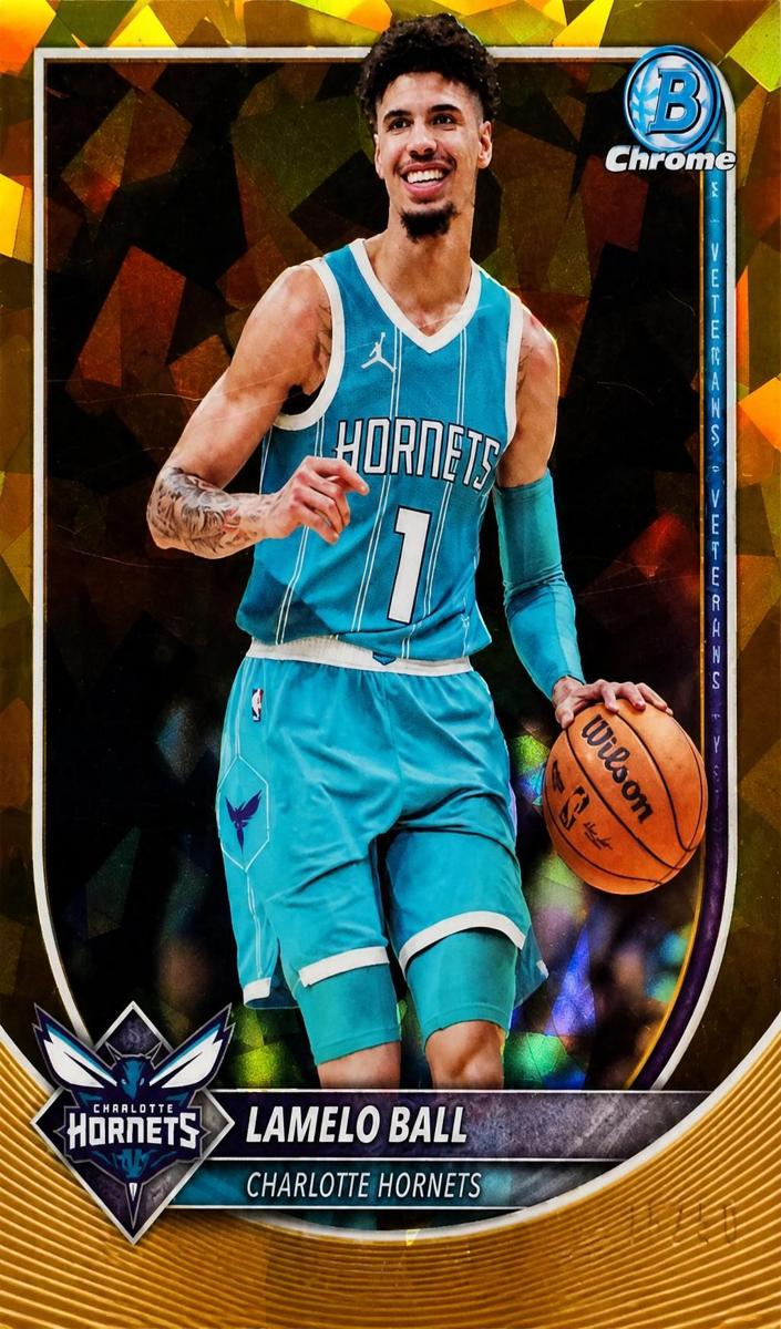 2025 Bowman Chrome Sapphire Basketball Gold LaMelo Ball #BCV-86
