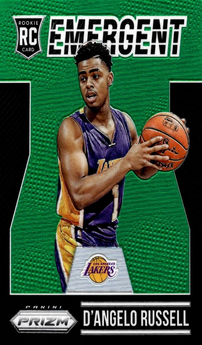 2015 Panini Prizm Basketball Green D'Angelo Russell #18