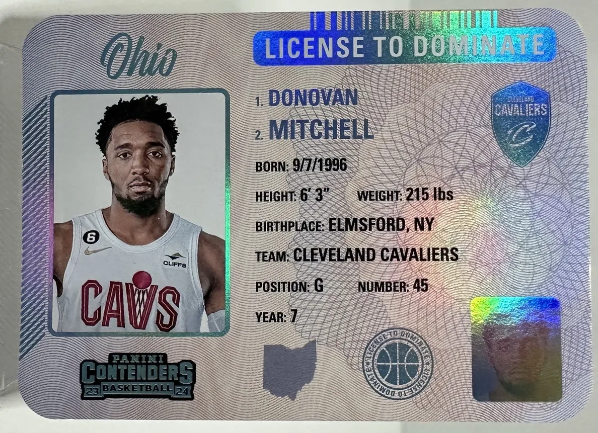2023 Panini Contenders Basketball Donovan Mitchell #14 PSA 10