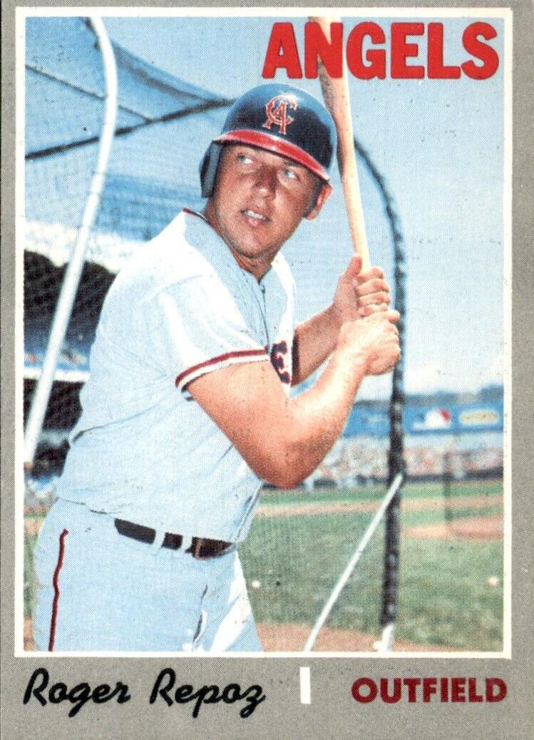 1970 Topps Baseball Roger Repoz #397 PSA 9