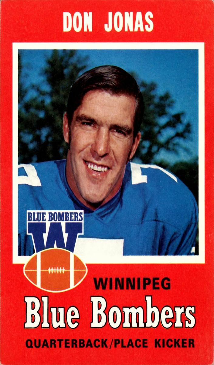 1971 O-Pee-Chee CFL Football Don Jonas #16