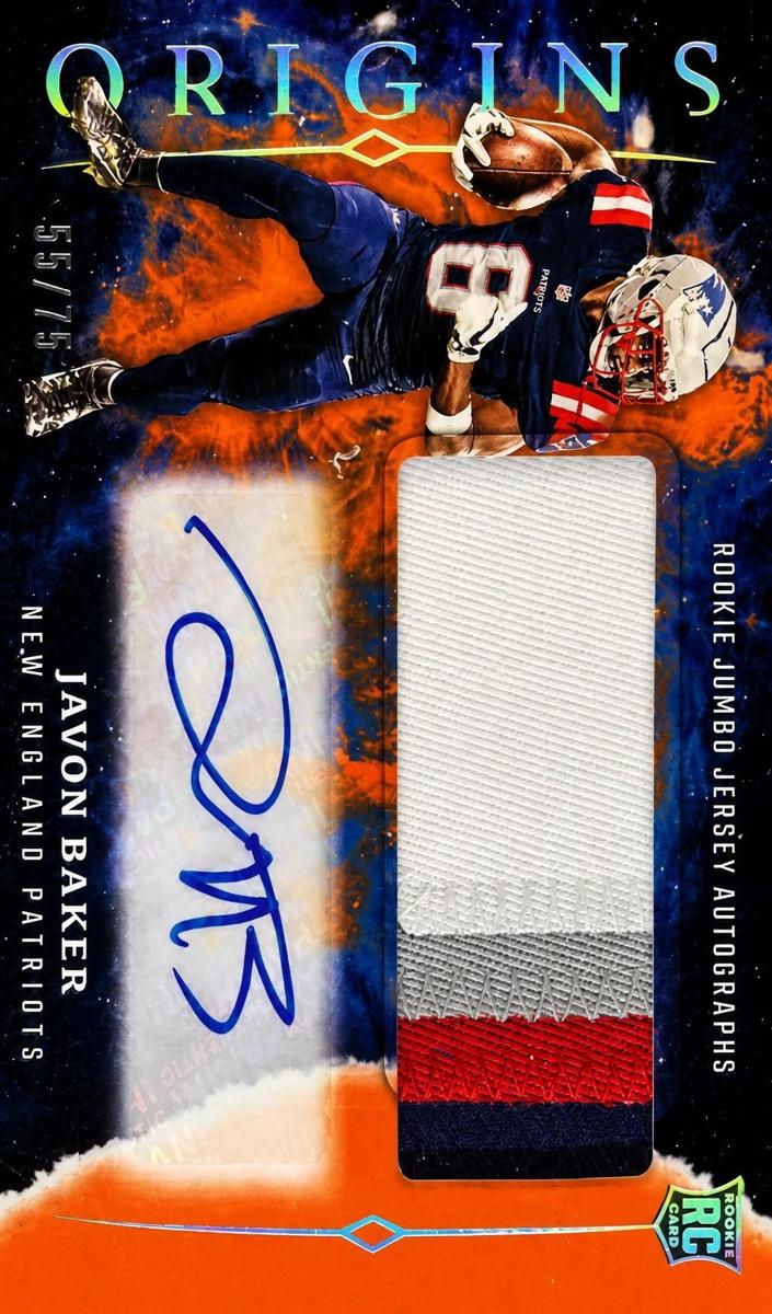 2024 Panini Origins Football Orange Javon Baker #RJA-JBA