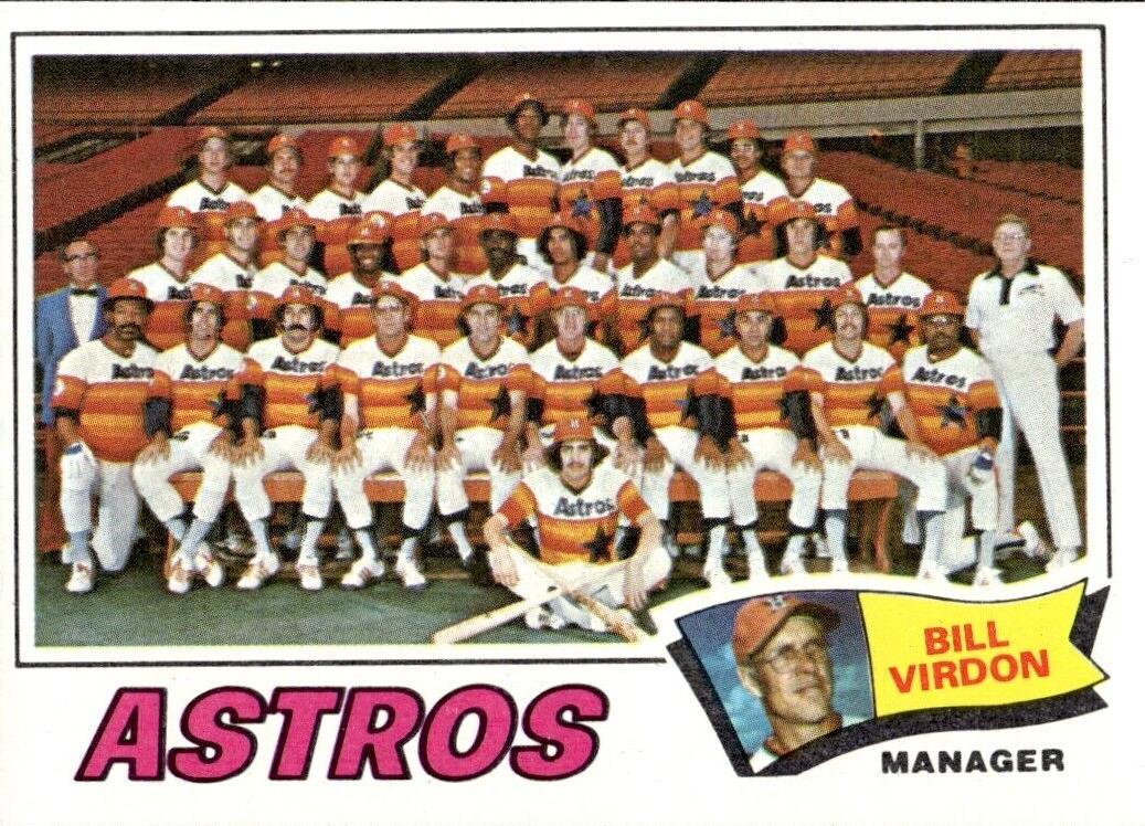 1977 Topps Baseball Astros Team #327